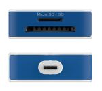 Targus HyperDrive Dock HD4103BUGL Flex 9 USB-C 100W weiß/blau