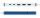 Targus HyperDrive Dock HD4103BUGL Flex 9 USB-C 100W weiß/blau