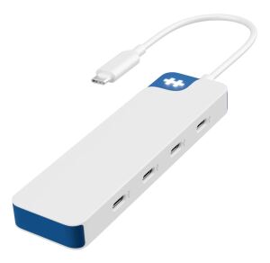 Targus HyperDrive Dock HD5201BUGL Flex 4 USB-C weiß/blau