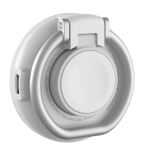 Targus HyperJuice Qi2 2-in-1 magnetische Ladestation weiß
