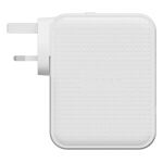 Targus HyperJuice Netzteil GaN 145W weiß inkl. C8-Adapter