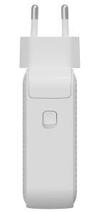 Targus HyperJuice Netzteil GaN 100W 3x USB-C, 1x USB-A weiß inkl. C8-Adapter