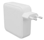 Targus HyperJuice Netzteil GaN 100W 3x USB-C, 1x USB-A weiß inkl. C8-Adapter
