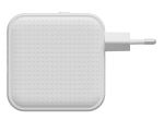 Targus HyperJuice Netzteil GaN 70W 2x USB-C, 1x USB-A weiß inkl. C8-Adapter