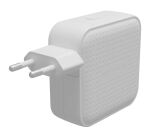 Targus HyperJuice Netzteil GaN 70W 2x USB-C, 1x USB-A weiß inkl. C8-Adapter