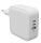 Targus HyperJuice Netzteil GaN 70W 2x USB-C, 1x USB-A weiß inkl. C8-Adapter