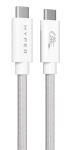 Targus HyperDrive Ladekabel 240W USB-C 1,2m weiß mit 8K-Videoauflösung