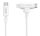 Targus HyperJuice Ladekabel 60W USB-C auf USB-C/Lightning Silikon 1,5m weiß
