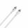 Targus HyperJuice Ladekabel 240W USB-C auf USB-C 2m weiß