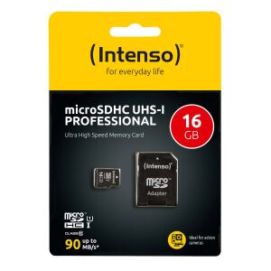 Intenso MicroSDHC Card 16 GB - UHS-I Class10