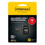 Intenso MicroSDHC Card 16 GB - UHS-I Class10