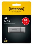 Intenso USB Stick 2.0 - 64 GB Alu Line silber