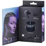 Intenso Black Buds T300A Kopfhörer True Wireless Stereo (TWS) im Ohr Anrufe/Musik/Sport/Alltag USB Typ-C Bluetooth Schwarz