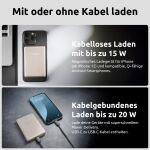 Intenso Magnetic Wireless Power Bank MW10000 champagner
