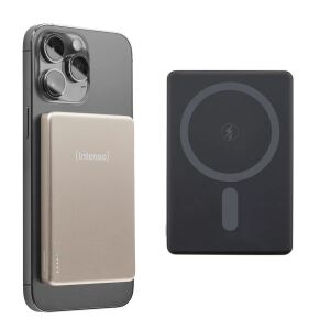 Intenso Magnetic Wireless Power Bank MW5000 champagner