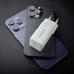 Intenso Power Adapter W40CC GaN 2x USB-C GaN 40 Watt weiß