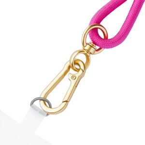 Intenso Handykette als Lade- + Datenkabel USB-C bis 1,65m neon pink