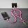 Intenso Handykette als Lade- + Datenkabel USB-C bis 1,65m neon pink