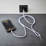 Intenso Handykette als Lade- + Datenkabel USB-C bis 1,65m lila USB Kabel USB C Violett