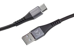 Intenso A315C USB-C Lade-/Datenkabel, 1,5m, Schnellladen bis 60 Watt, schwarz