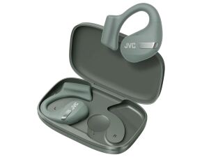 JVC HA-NP50T-G Nearphones Leichter Open Ear True Wireless Kopfhörer sage green