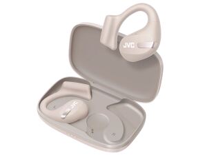 JVC HA-NP50T-C Nearphones Leichter Open Ear True Wireless Kopfhörer sandbeige