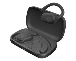 JVC HA-NP40T-B Nearphones Federleichter True Wireless Kopfhörer schwarz