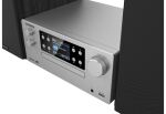 Kenwood Electronics M-925DAB-S Home-Stereoanlage Heim-Audio-Mikrosystem 50 W Schwarz, Silber