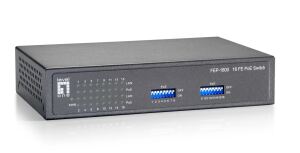 LevelOne FEP-1600W90 16-Port Fast Ethernet PoE Switch
