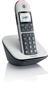 Motorola CD5001 DECT-Telefon Anrufer-Identifikation Grau