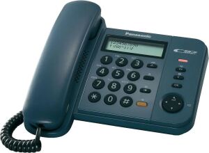 Panasonic KX-TS580GC dunkelblau Komfort-Telefon