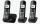 Panasonic KX-TGC 463GB DECT-Telefon Anrufer-Identifikation Schwarz