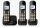 Panasonic KX-TGC 463GB DECT-Telefon Anrufer-Identifikation Schwarz
