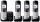 Panasonic KX-TG6824GB Telefon DECT-Telefon Anrufer-Identifikation Schwarz, Silber