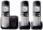 Panasonic KX-TG6823GB Telefon DECT-Telefon Anrufer-Identifikation Schwarz, Silber