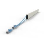 PATCHBOX.one Kassette Cat 6A 46HE STP 2,5m blau