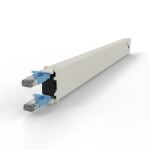 PATCHBOX.one Kassette Cat 6A 8HE STP 0,8m blau