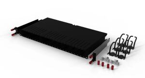 PATCHBOX PatchPanel Gehäuse 48,3cm (19") Plus+ Rahmen inkl. Montageschienen