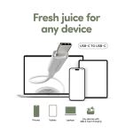 empower by PanzerGlass Magnetic 240W USB-C to USB-C USB 2.0 1,5m silver white