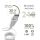 empower by PanzerGlass Magnetic 240W USB-C to USB-C USB 2.0 1,5m silver white