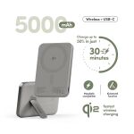 empower by PanzerGlass Bank w. Spin Stand 5.000mAh titanium