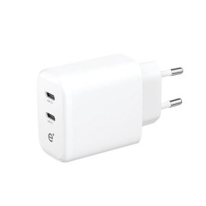 empower by PanzerGlass essential 45W Charger inkl. 2x USB-C/EU Plug silver white