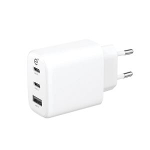 empower by PanzerGlass essential 65W Charger inkl. 2x USB-C+USB-A EU Plug silver