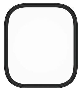 PanzerGlass Screen Protector w. black Metal Frame Apple Watch 46mm