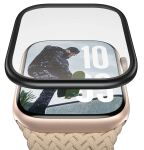 PanzerGlass Screen Protector w. black Metal Frame Apple Watch 46mm