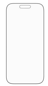 PanzerGlass Stealth Screen Protector w. black Frame iPhone 17 Pro