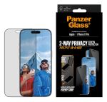 PanzerGlass Privacy Screen Protector w. black Frame iPhone 17 Pro