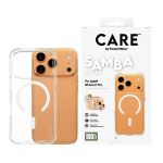 PanzerGlass CARE Fashionable Case Samba transp. w. white MagSafe iPhone 17 Pro