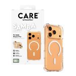 PanzerGlass CARE Fashionable Case Samba transp. w. white MagSafe iPhone 17 Pro