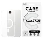 PanzerGlass CARE Fashionable Case Samba transp. w. white MagSafe iPhone 17e/16e